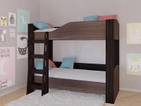 Кровать двухъярусная АСТРА 2 Венге без ящика