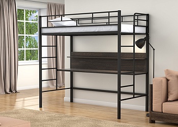 Металлическая кровать-чердак Амстердам