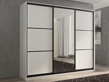 Шкаф-купе WHITE&BLACK мод. 2