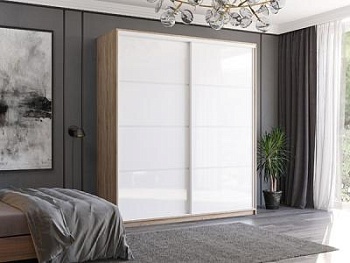 Шкаф-купе ВЕРОНА мод. 16 Сонома/Белый