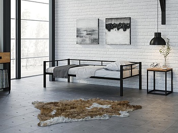 Металлическая односпальная кровать Арга