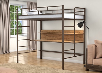 Металлическая кровать-чердак Амстердам 120