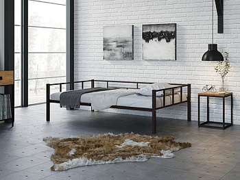 Металлическая односпальная кровать Арга 120